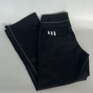 adidas Vented Climacool Stretch Golf Pants with Roll Tab Cuffs
